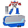 Transformers EarthSpark Optimus Prime 2-in-1 Battle Trailer Playset