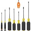 Klein Tools 8-Piece Screwdriver Set with Magnetizer/Demagne…