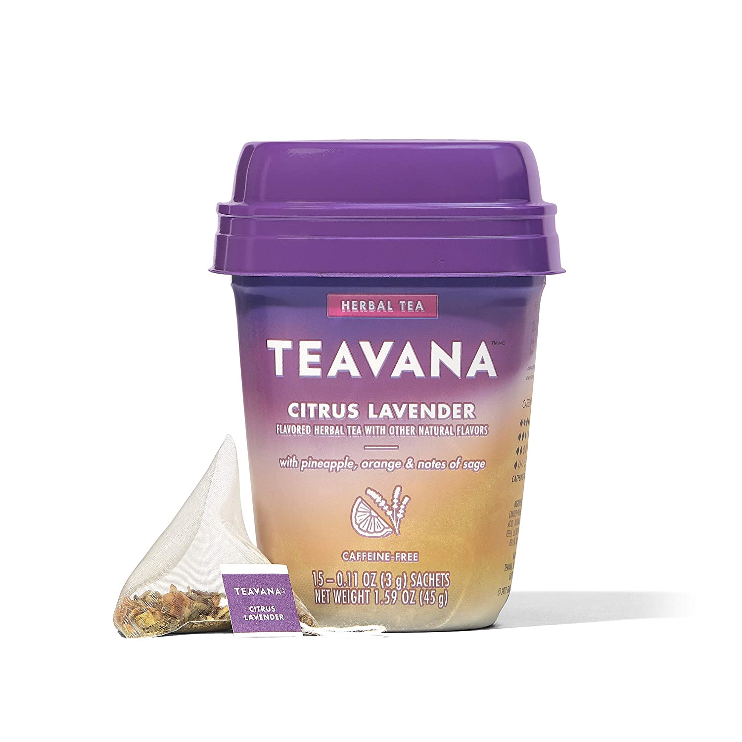 60-Count Teavana Citrus Lavender Herbal Tea (4 Packs x 15 Sachets) $10.45 w/ S&S + Free S&H w/ Prime or $25+