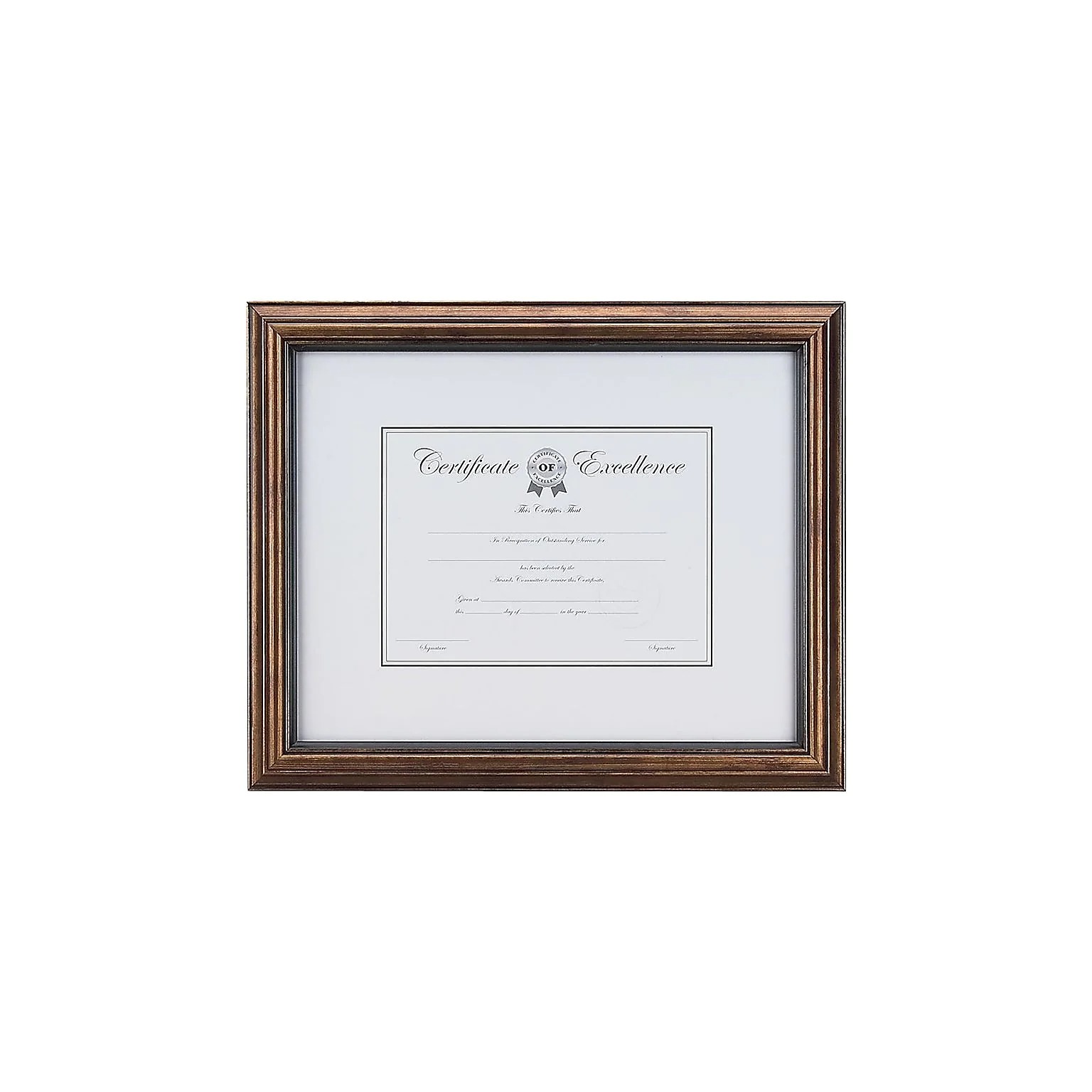 2Pack Staples 8.5" x 11" Leatherette Certificate Frames 7 or less w