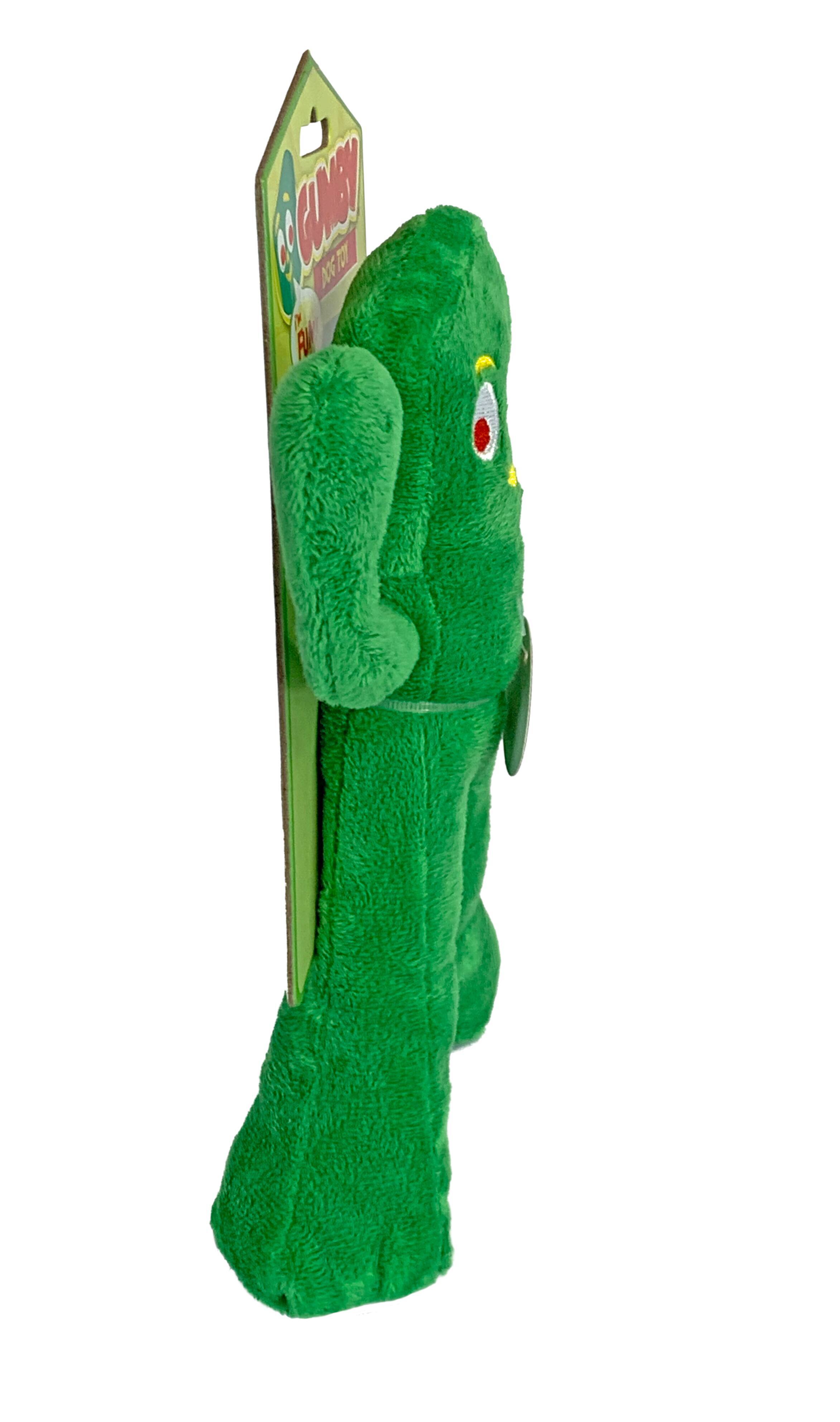 gumby plush dog toy
