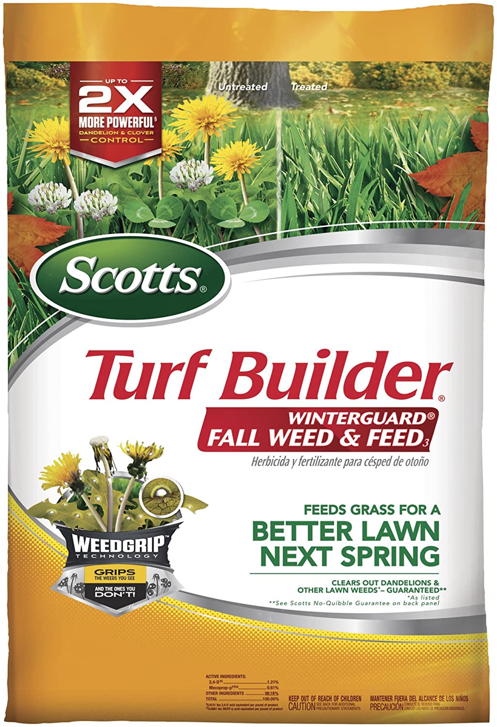 43-Lb Scotts Turf Builder Winterguard Fall Weed & Seed ...