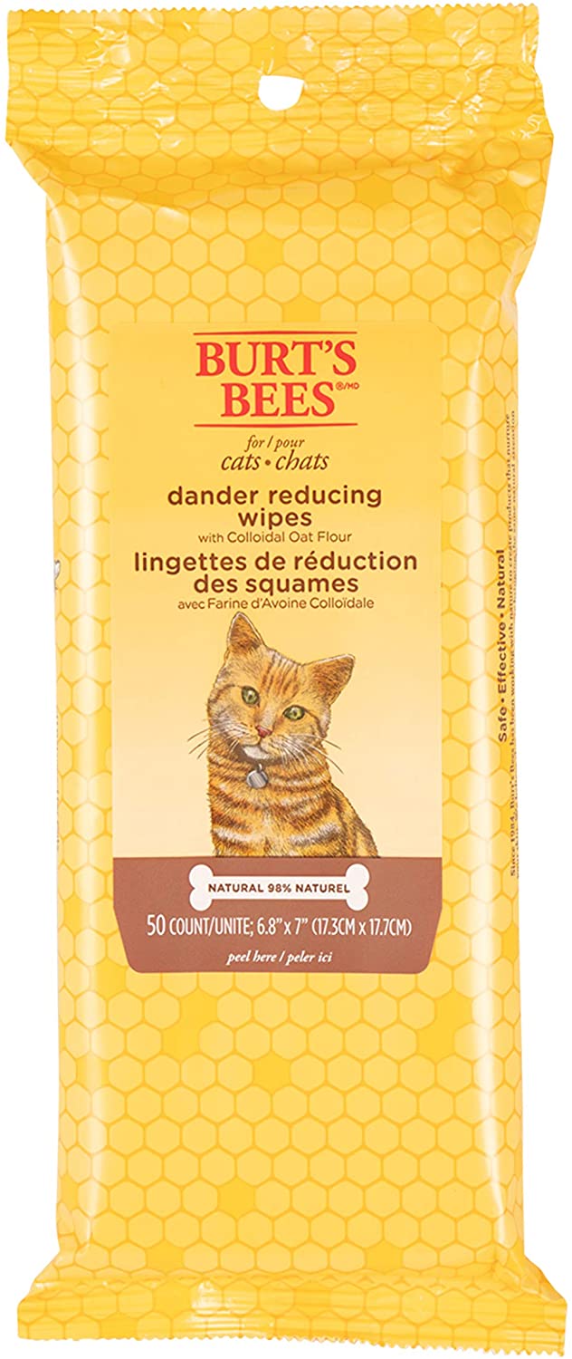 50-Count Burt's Bees for Cats Dander Reducing Wipes $2.20 w/ S&S + Free Shipping w/ Prime or $25+