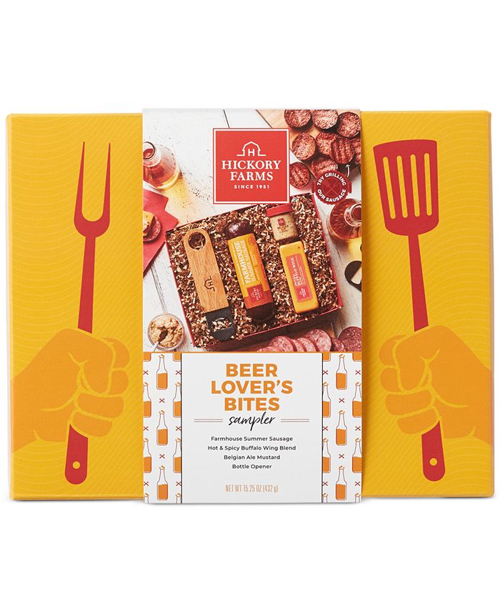 Hickory Farms Beer Lover's Bites Gift Box $8.75 or less w/ SD Cashback at Macy's w/ Free Store Pickup