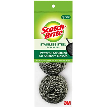 3-Pack Scotch-Brite Stainless Steel Scrubbers $1.67 ($0.56/each) w/ S&S + Free Shipping w/ Prime or $25+