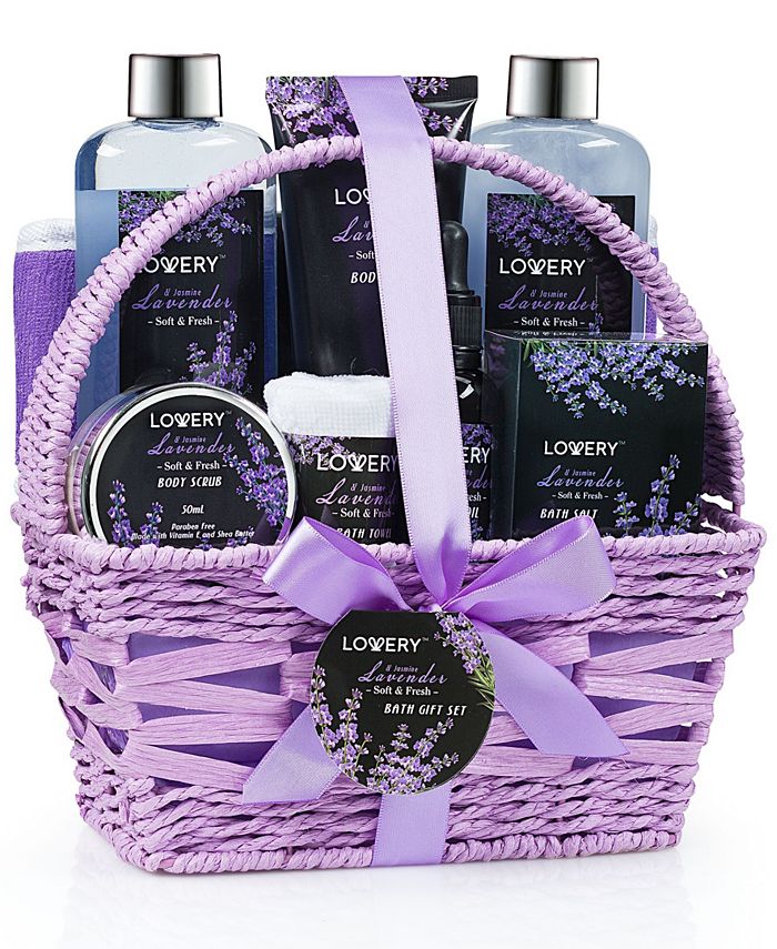 10-Piece Lovery Lavender and Jasmine Body Care Spa Gift Set $14 or less w/ SD Cashback & More at Macy's w/ Free Store Pickup