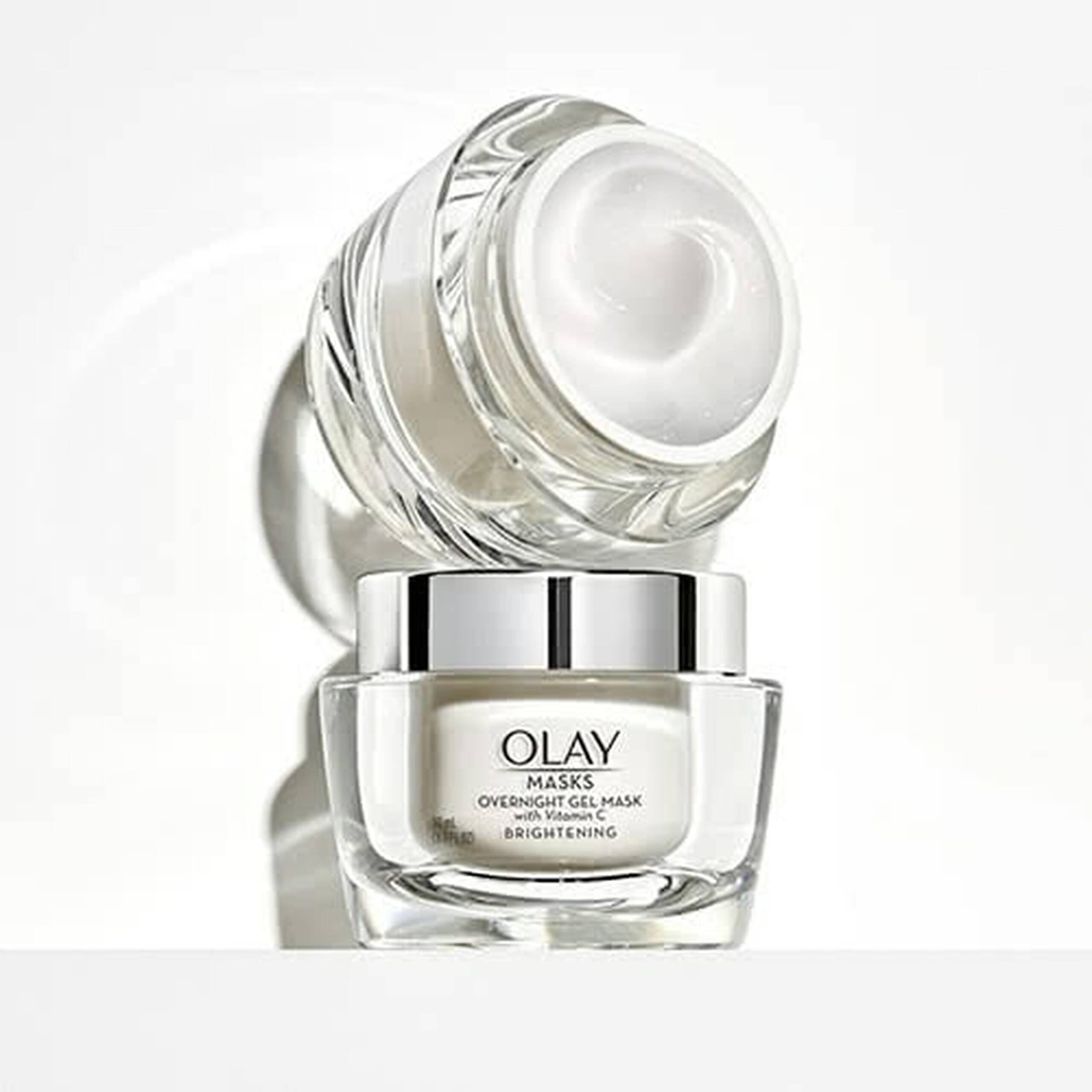 1.7-Oz Olay Overnight Gel Mask Facial Moisturizer w/ Vitamin C & Hyaluronic Acid (Brightening) $9 or less w/ SD Cashback + Free Shipping
