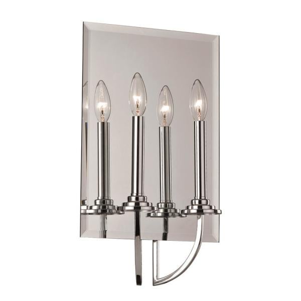 Bel Air Lighting 2-Light Polished Chrome Vanity Light with Mirrored Back $14.60  at Home Depot w/ Free Store Pickup