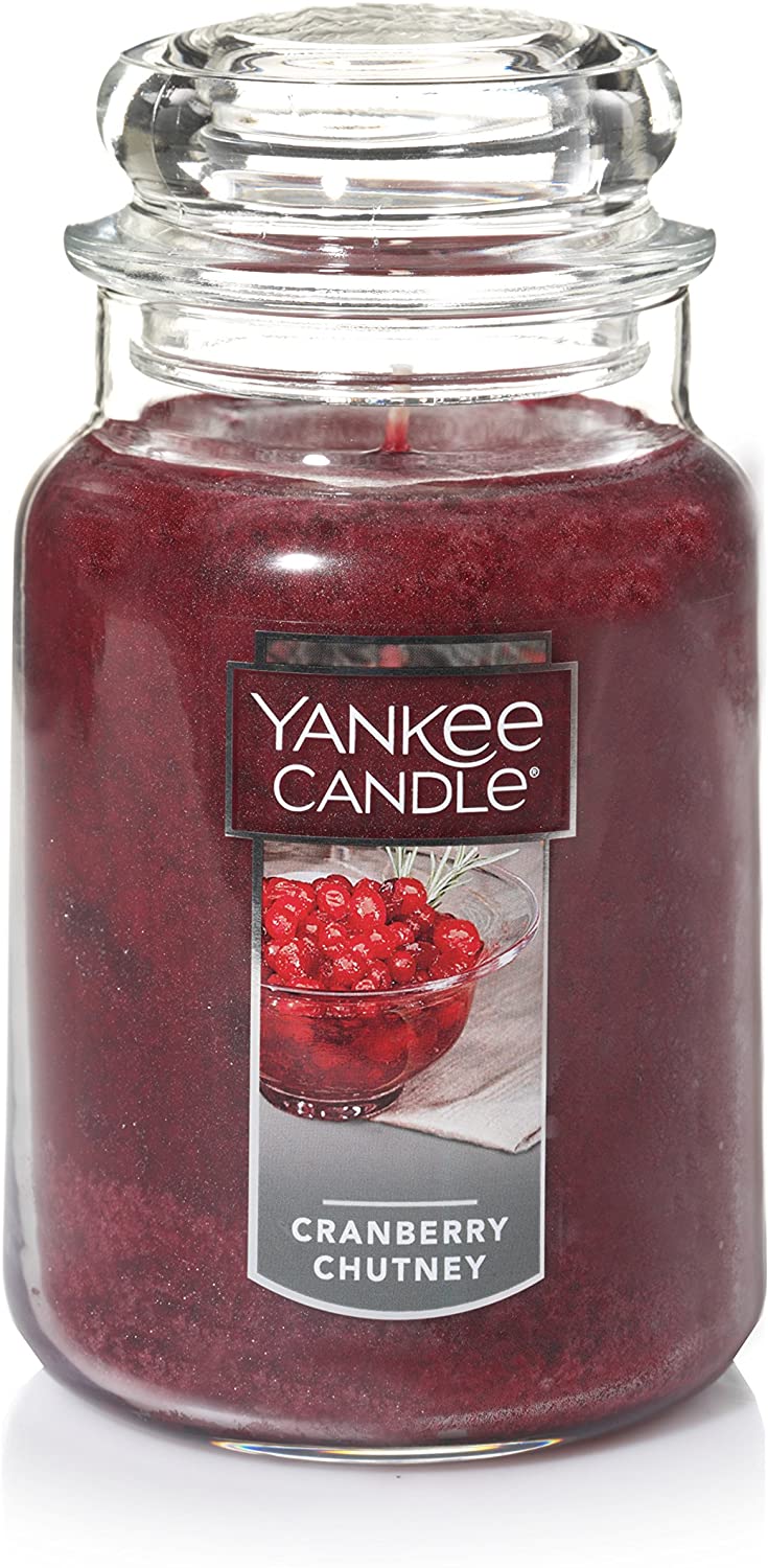 22-Oz Yankee Candle Large Jar Candle (Cranberry Chutney) $10 + Free S&H w/ Prime or $25+