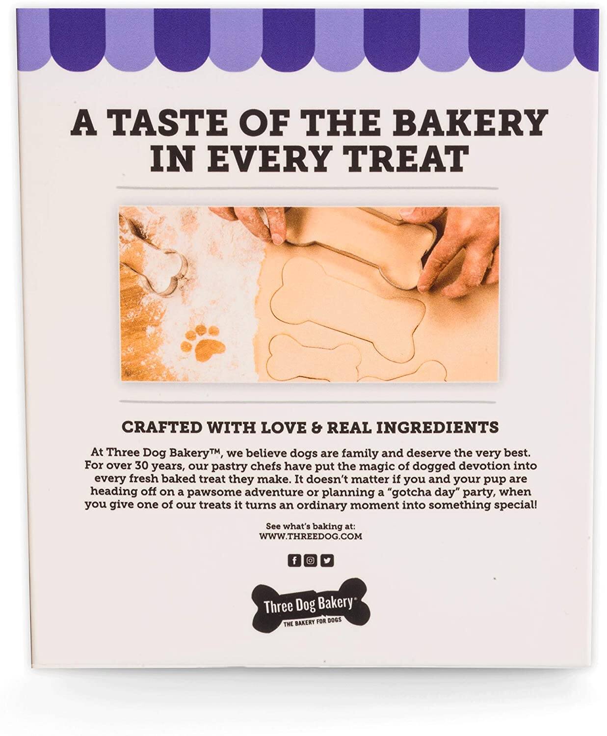 13-Oz Three Dog Bakery Soft Baked Woofers Dog Treats (Sweet Potato) $3 + Free S&H w/ Prime or $25+ $2.99