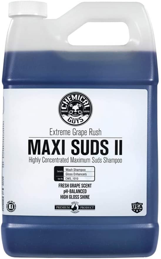16-Oz Chemical Guys Maxi-Suds II Foaming Car Wash Soap (Grape Scent) $4.75 w/ S&S + Free S&H w/ Prime or $25+