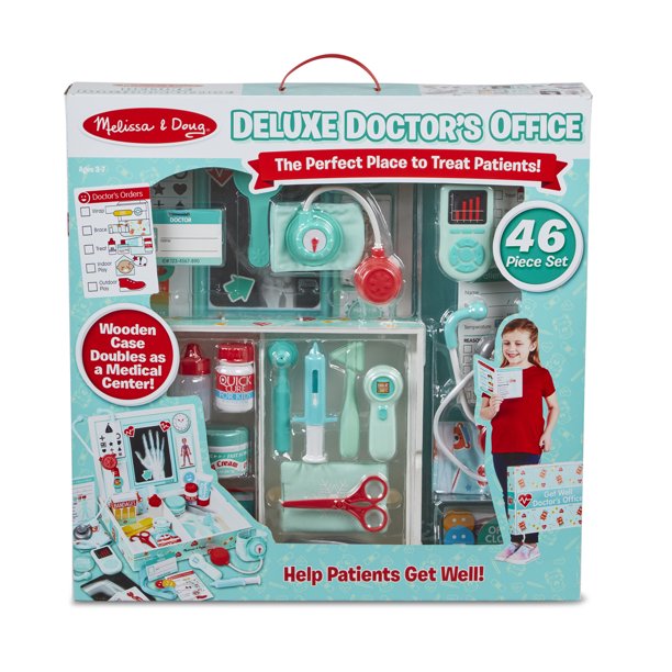 46Piece Melissa & Doug Deluxe Doctor's Office Play Set 34.97 + Free S