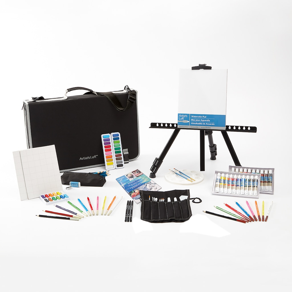 101-Piece Artist Loft Necessities Deluxe Easel Art Set