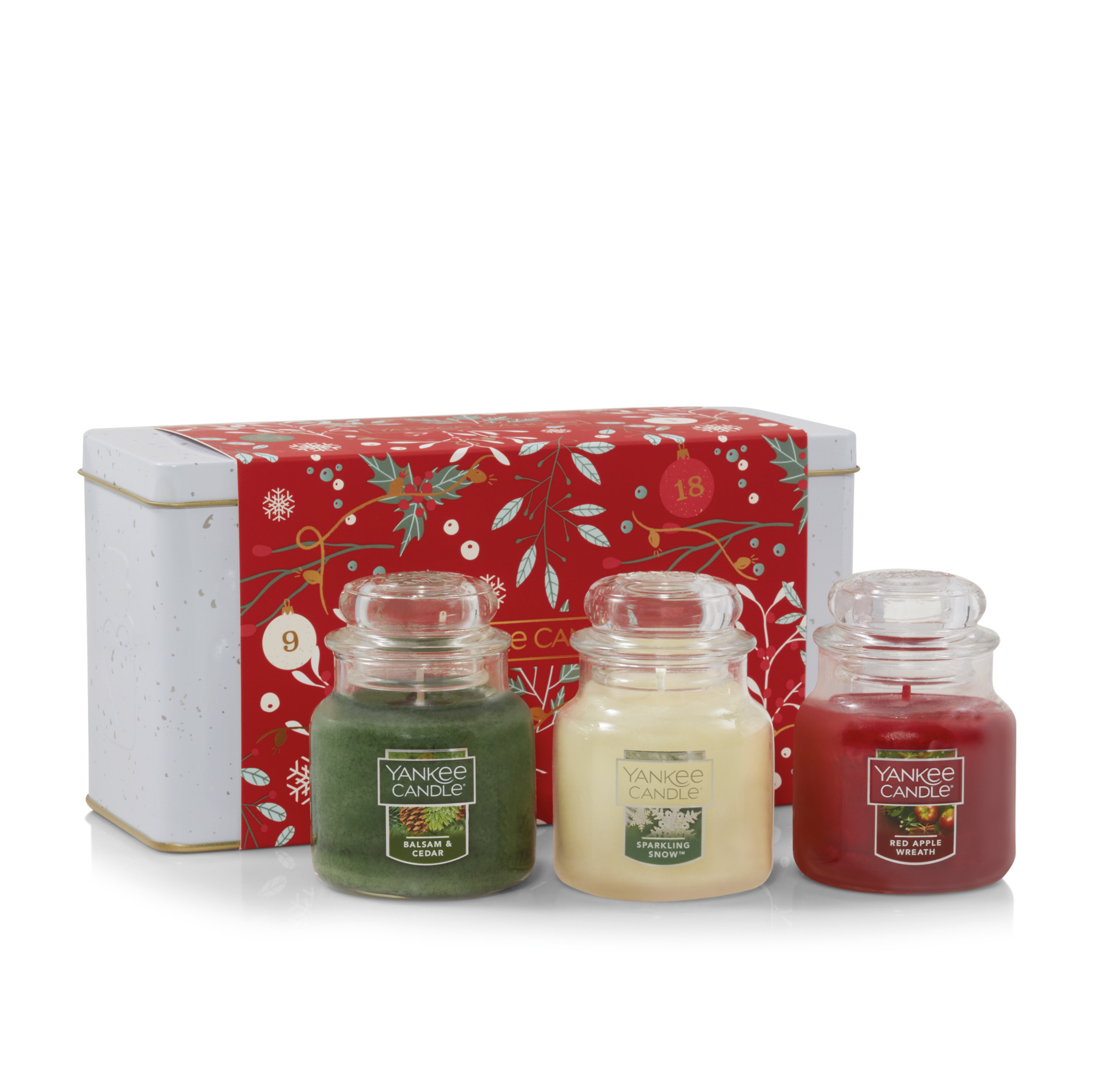 3-Candle Yankee Candle Small Jar Holiday Gift Set $12 + Free Shipping w/ Walmart+ or $35+