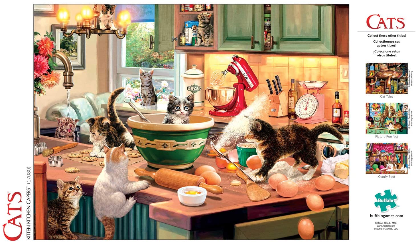 750-Piece Buffalo Games Kitten Kitchen Capers Jigsaw Puzzle $6.35 + Free Shipping w/ Prime or $25+