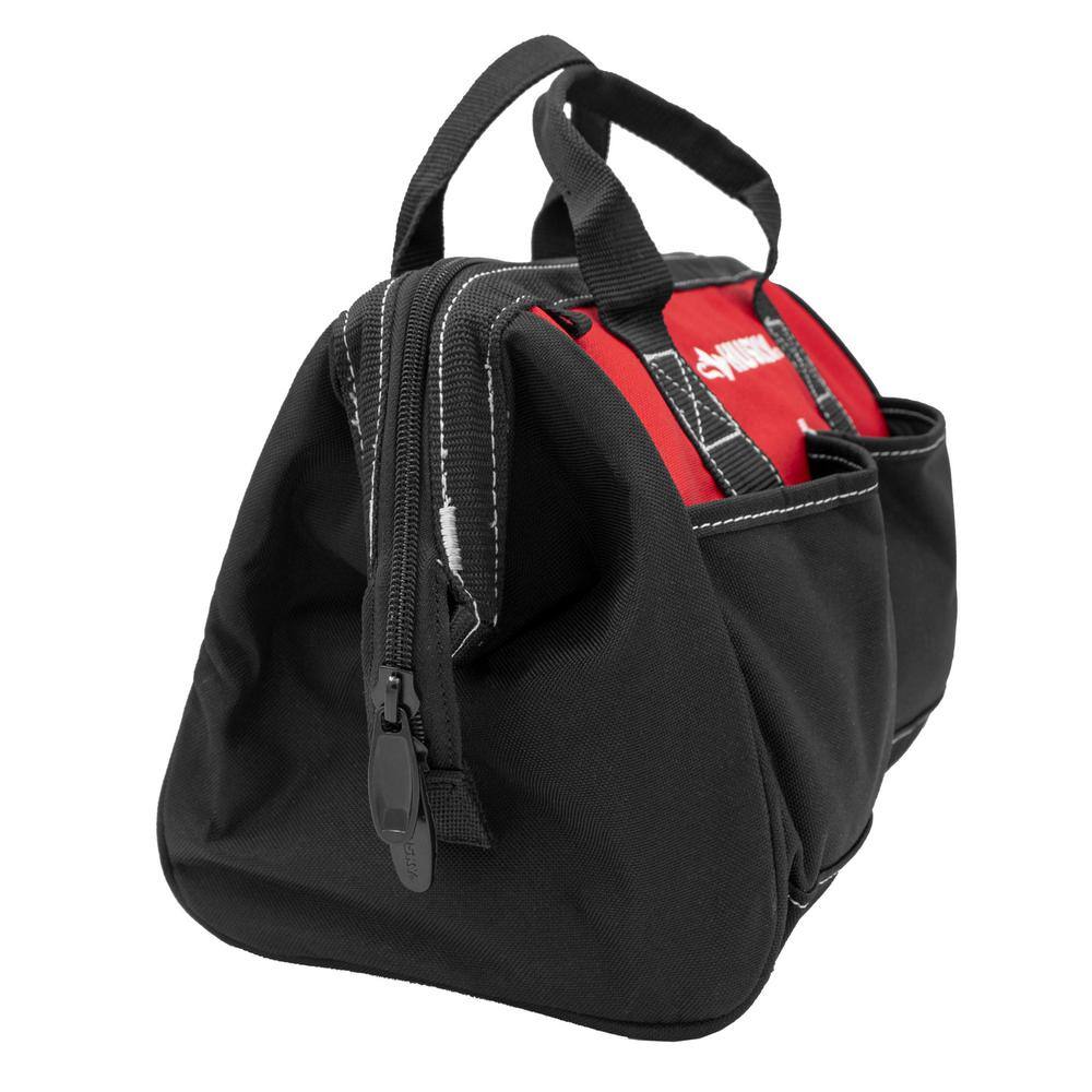 Husky 12" 4-Pocket Zippered Tool Bag $8 + Free Shipping