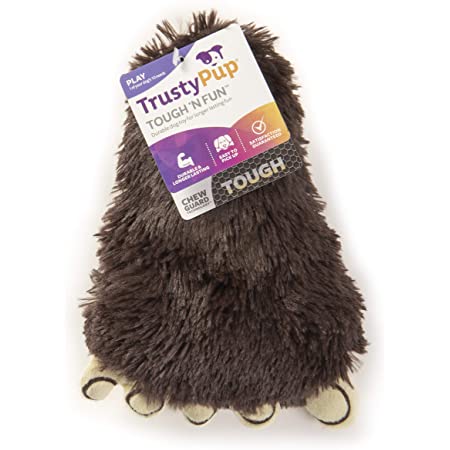 TrustyPup Chew Guard Sasquatch Foot Squeaky Plush Dog Toy $2.75 + Free S&H w/ Prime or $25+