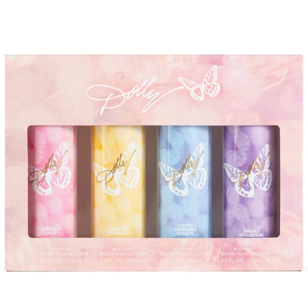 4-Piece 4-Oz Dolly Parton Front Porch Collection Body Mist Gift Set for Women $3.75  & More + Free S&H w/ Walmart+ or $35+