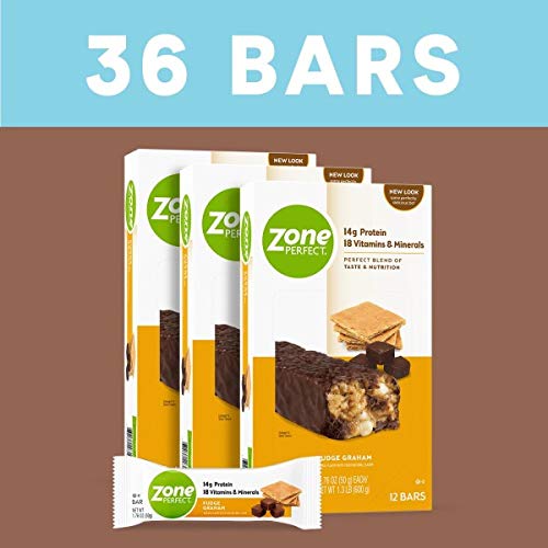 36Count Zone Perfect Protein Bars (Fudge Graham) 21.50 w/ S&S + Free