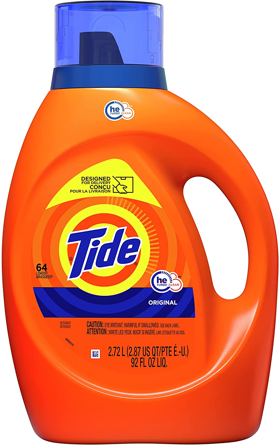 92-Oz Tide Liquid High Efficiency Laundry Detergent (Original Scent) $9 + Free S&H w/ Prime or $25+