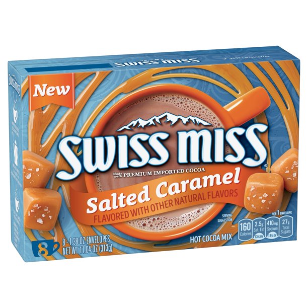 8-Count 1.38-Oz Swiss Miss Salted Caramel Flavored Hot Cocoa Mix $1.70 + Free S&H w/ Prime, Walmart+ or $25+