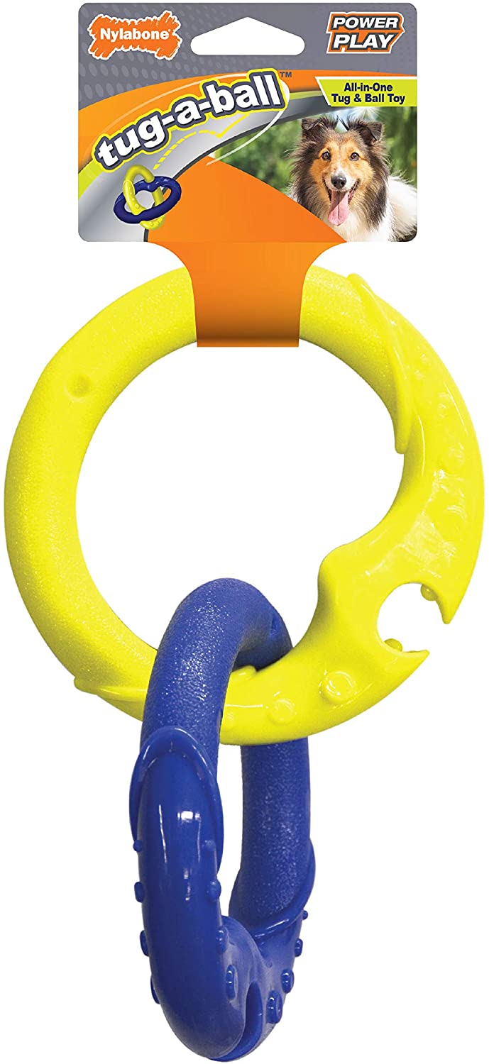 Nylabone Power Play Tug-A-Ball Dog Toy (Large) $2.30 w/ S&S + Free S&H w/ Prime or $25+