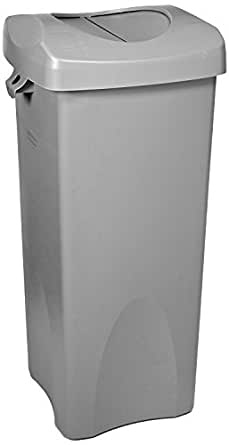 23-Gallon Rubbermaid Commercial Products Untouchable Square Trash/Garbage Container with Lid (Gray) $28 + Free Shipping