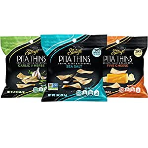 24-Count 1-Oz Stacy's Flavored Pita Chips Variety Pack (Garlic & Herb, Sea Salt, Five Cheese) $8.90 w/ S&S + Free S&H w/ Prime or $25+