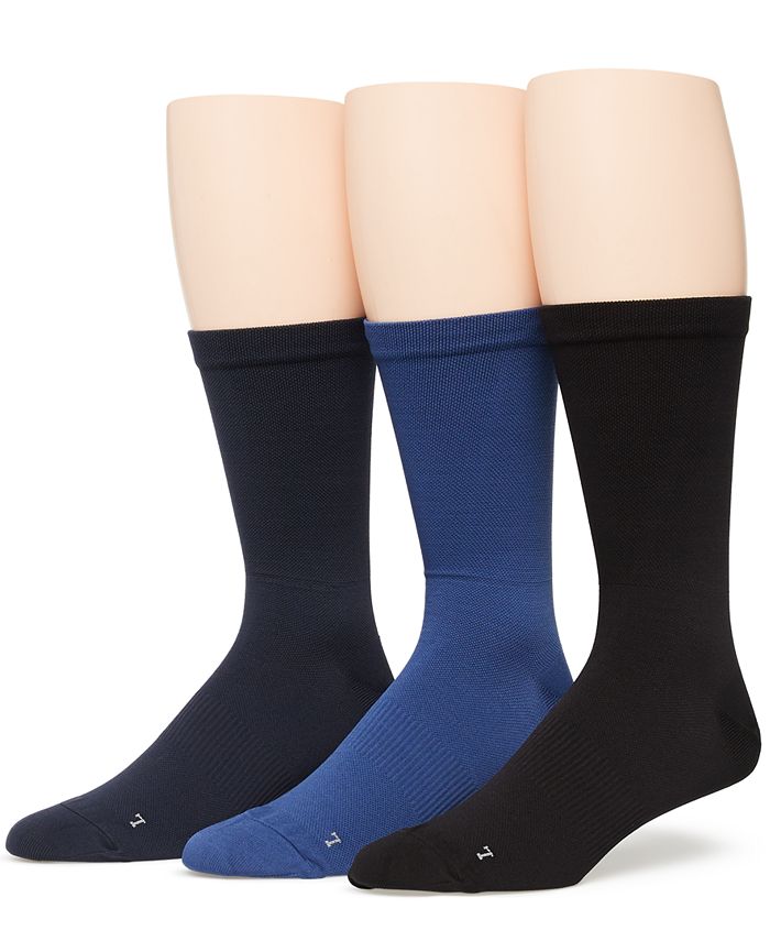 3-Pack Perry Ellis Men's Pique Flat Socks (Assorted) $4.85 or less w/ SD Cashback & More at Macy's w/ Free Store Pickup