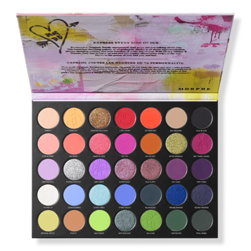 35-Shade Morphe Mickey & Friends Truth Be Bold Artistry Eyeshadow Palette $12.80 & More + Free Store Pickup at Ulta