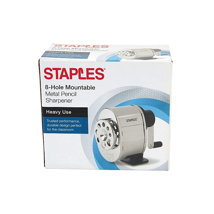Staples Power Extreme Electric Pencil Sharpener (Large Office/Classroom Use) $29.50, Manual Pencil Sharpener $5.39 or less w/ SD Cashback + Free Store Pickup