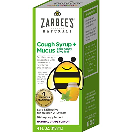 *Back* 4-Oz Zarbee's Naturals Children's Cough Syrup + Mucus (Dark Honey & Ivy Leaf) $2.15 w/ S&S + Free Shipping w/ Prime or $25+