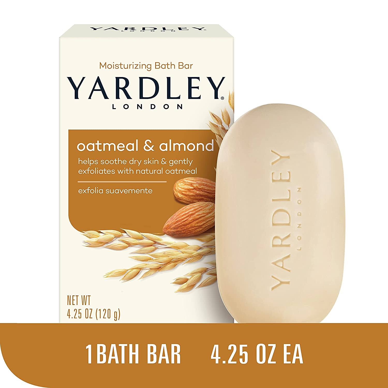 4.25-Oz Yardley London Oatmeal and Almond Bar Soap $0.70 + Free Shipping w/ Prime or $25+
