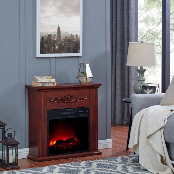 Bold Flame 28 Electric Fireplace Heater (Chestnut) $94 u0026 More + Free  Shipping