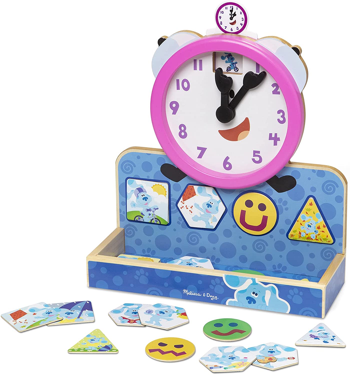 31-Piece Melissa & Doug Blue's Clues & You! Wooden Tickety Tock Magnetic Clock $10 + Free Shipping w/ Prime or on $25+