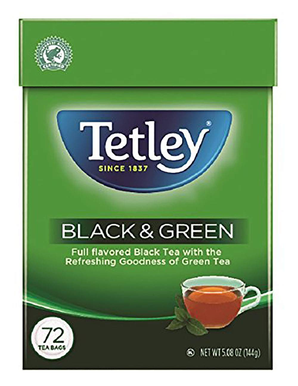 72-Ct Tetley Tea Bags (Black & Green) $2.85 w/ S&S + Free Shipping w/ Amazon Prime or $25+