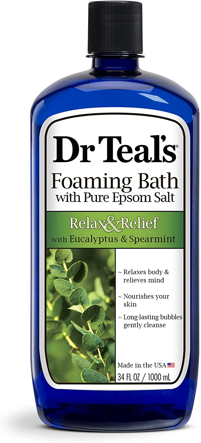 34-Oz Dr Teal's Foaming Bath w/ Pure Epsom Salt (Eucalyptus Spearmint) $3.65 w/ S&S + Free Shipping w/ Prime or $25+