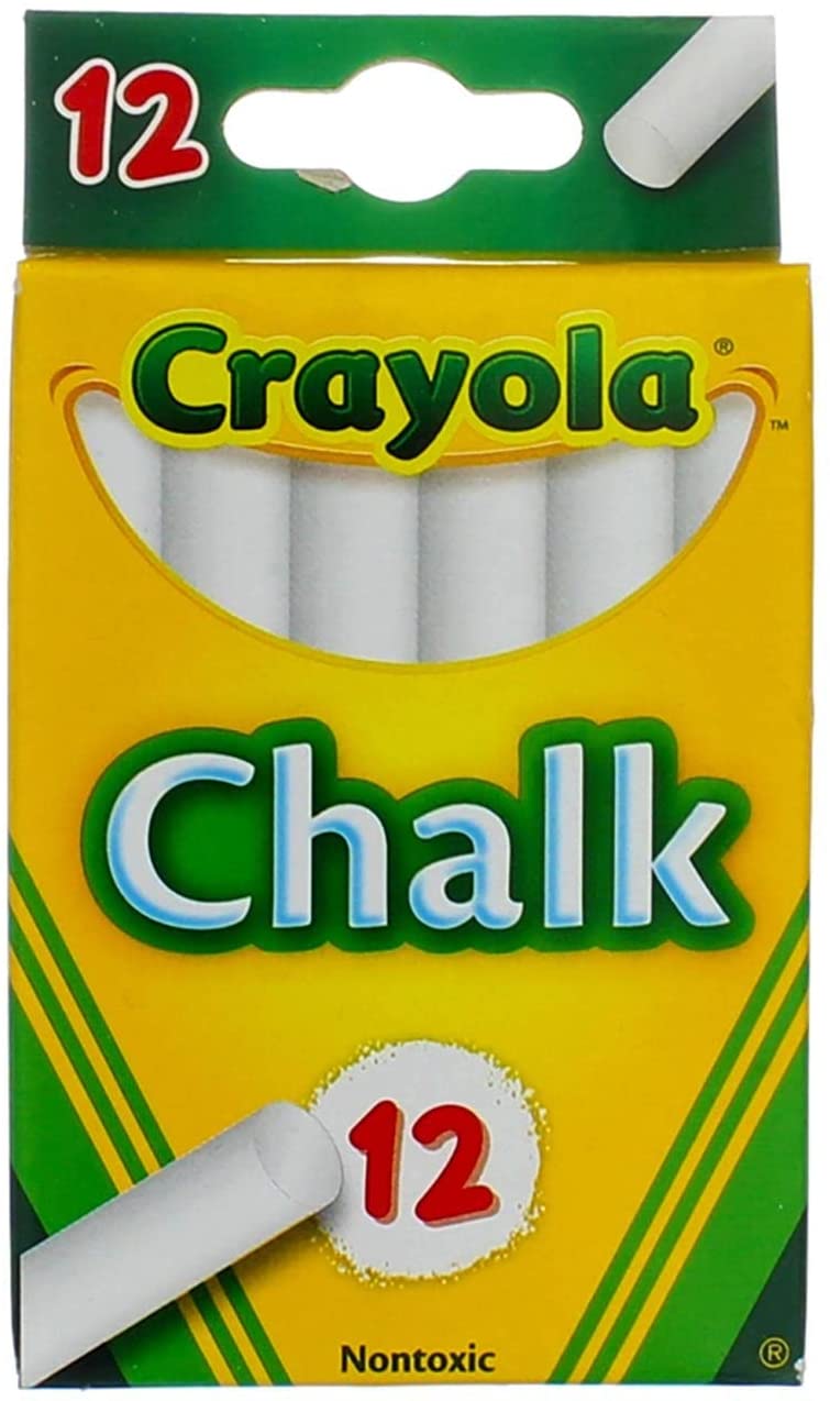 12-Pack Crayola Chalk (White or Multi-Color) $1 at Target w/ Free Store Pickup