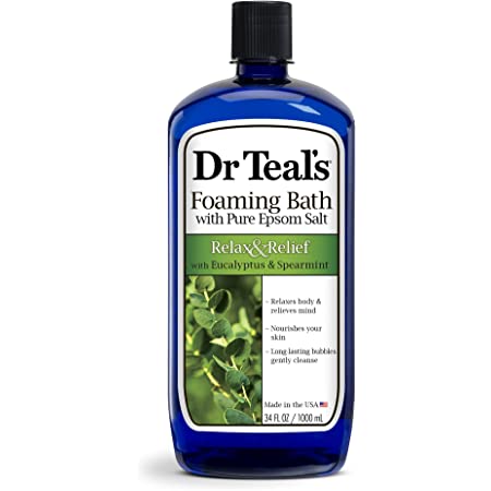 34-Oz Dr Teal's Foaming Bath w/ Pure Epsom Salt (Eucalyptus Spearmint or Lavender) $3.65 w/ S&S + Free Shipping w/ Prime or $25+