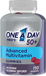110-Count One A Day Men’s 50+ Advanced Multivitamin Gummies $4.10 w/ Subscribe & Save + Free Shipping w/ Prime or $25+
