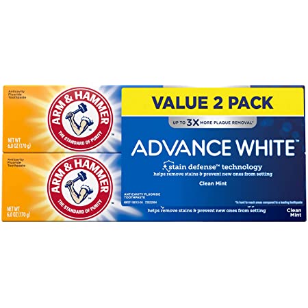 2-Pack 6-Oz Arm & Hammer Advance White Extreme Whitening Toothpaste (Clean Mint) $3.65 w/ S&S + Free Shipping w/ Prime or on $25+