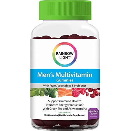 120-Count Rainbow Light Men's Multivitamin Gummies (Mixed Berry) $5.80 + Free Shipping w/ Prime or $25+