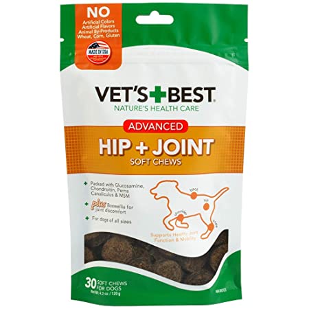 30-Count Vet's Best Hip &amp; Joint Soft Chew Supplements for Dogs (Advanced Formula) $5.35 w/ S&amp;S + Free Shipping w/ Prime or $25+