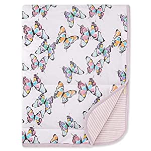 *Back* Burt's Bees Baby 30" x 40" Reversible Blanket (Rainbow Butterflies) $12.60 + Free Shipping w/ Prime or $25+