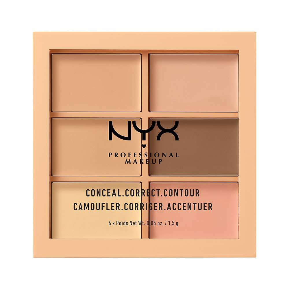 NYX Professional Makeup Conceal Correct Contour Palette (Light) $2 w/ S&S + Free Shipping w/ Prime or $25+