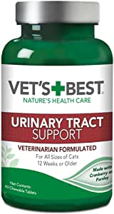 60-Count Vet's Best Cat Urinary Tract Support Chewable Tablets $1.05 w/ S&S + Free Shipping w/ Prime or $25+