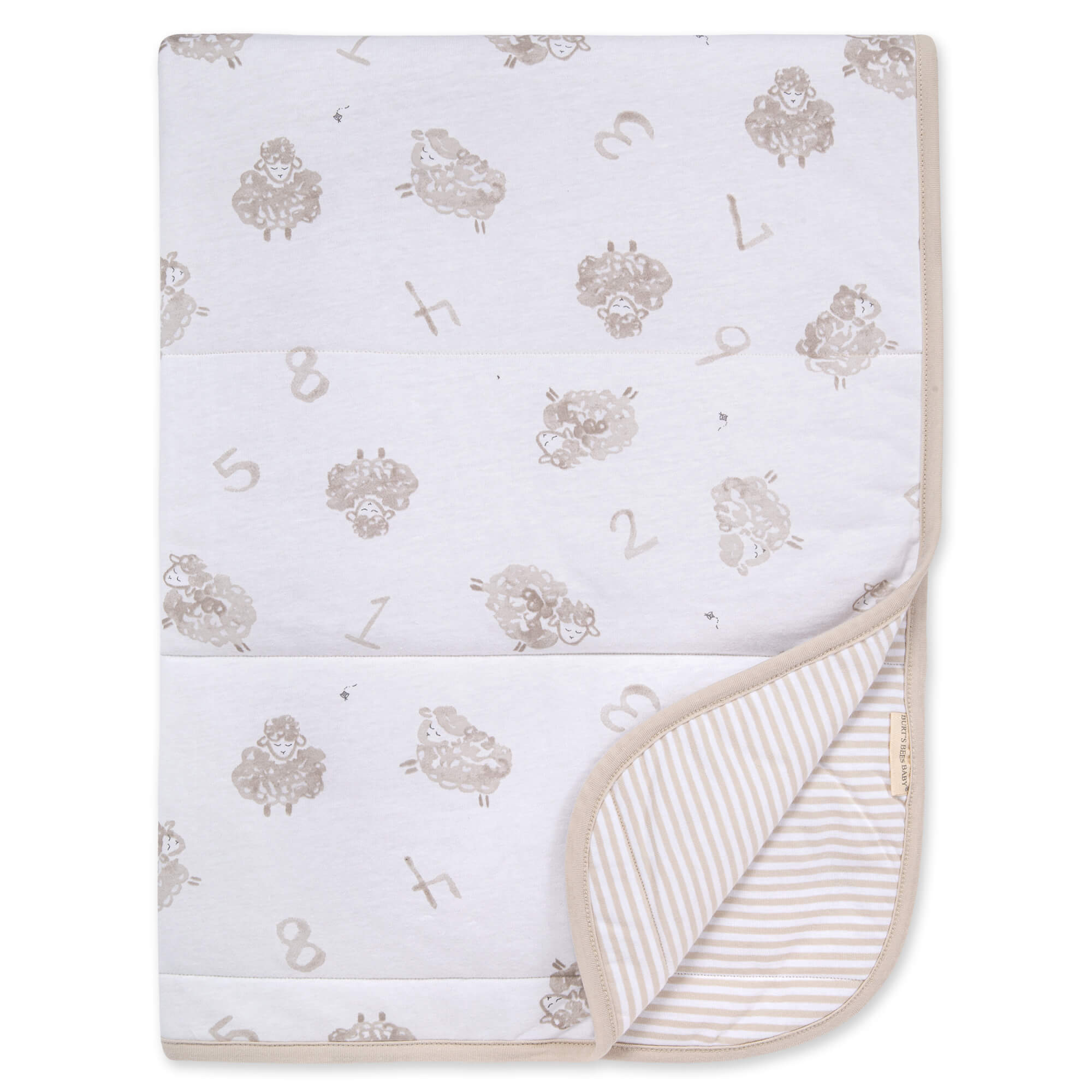 Burt's Bees Baby: 30" x 40" Organic Reversible Baby Blanket (Counting Sheep or Morning Glory) $11.50 + Free Shipping