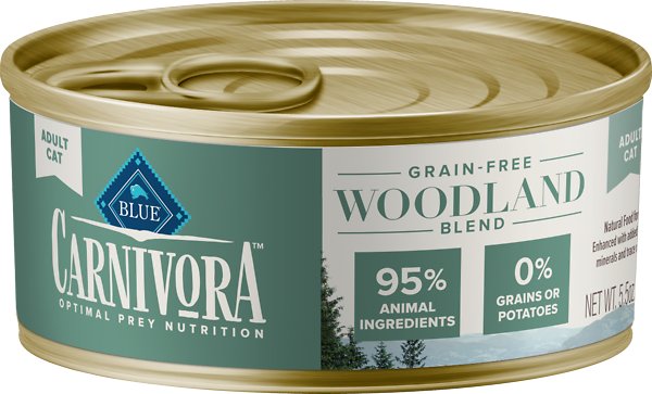 24-Pack 5.5-Oz Blue Buffalo Carnivora Woodland Blend Grain-Free Adult Wet Cat Food $18.30 + Free Shipping w/ $49+