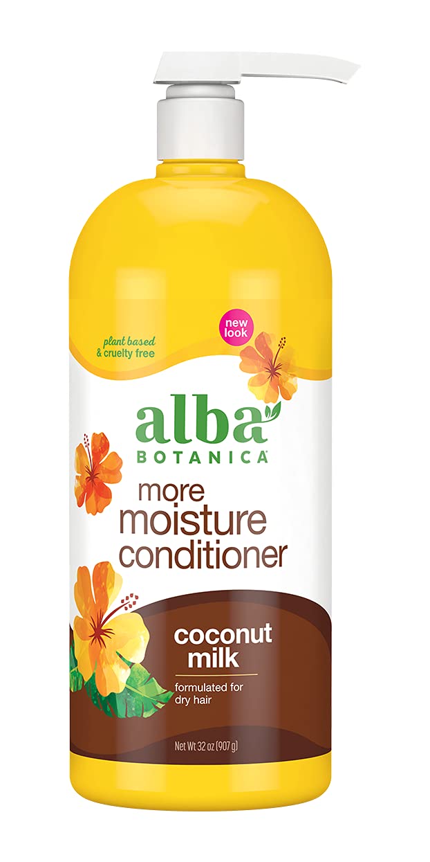 32-Oz Alba Botanica More Moisture Conditioner (Coconut Milk) $4.68 + Free Shipping w/ Prime or $25+