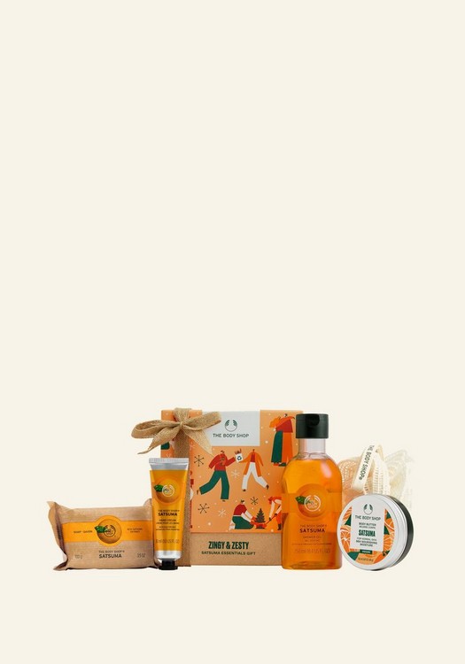 The Body Shop 5-Piece Gift Sets: Zingy & Zesty Satsuma, Jolly & Juicy Strawberry or Bloom & Glow British Rose $14 & More + Free Shipping